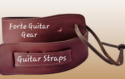 #FORTE20GS-BURG GUITAR STRAP-BURGUNDY, MADE IN THE USA QUALITY