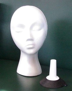 FEMALE HEAD AND SUCTION STAND