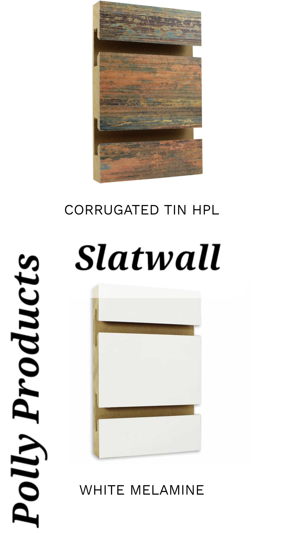 POLLY PRODUCTS SLATWALL Creative. MADE IN THE USA QUALITY 