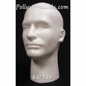 #6258X POLLY PRODUCTS MALE Foam HEADS. MADE IN THE USA ?? QUALITY 