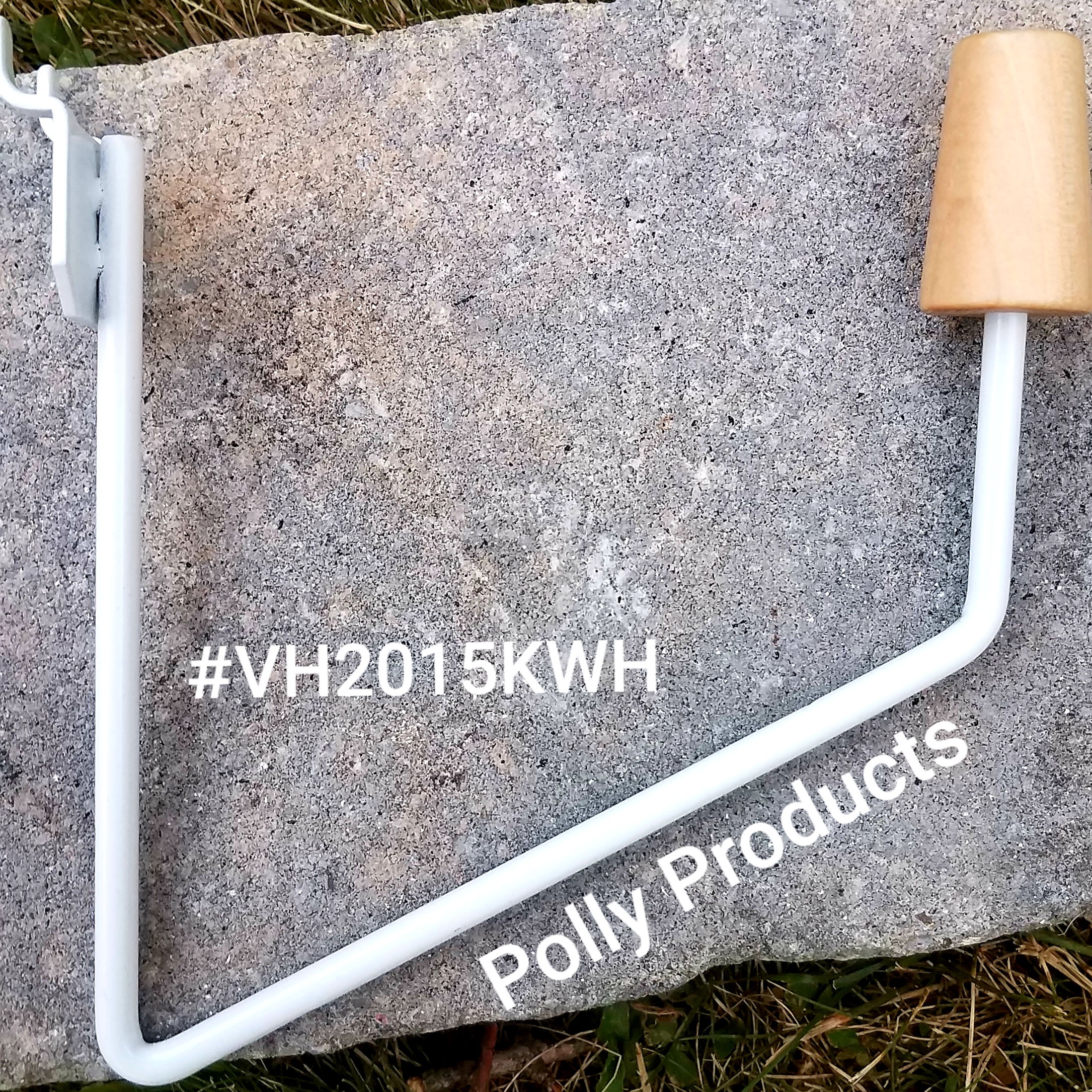 #VH2015KWH V-HOOK 5" EXTENSION FOR SLATWALL/PEGWALL- WHITE