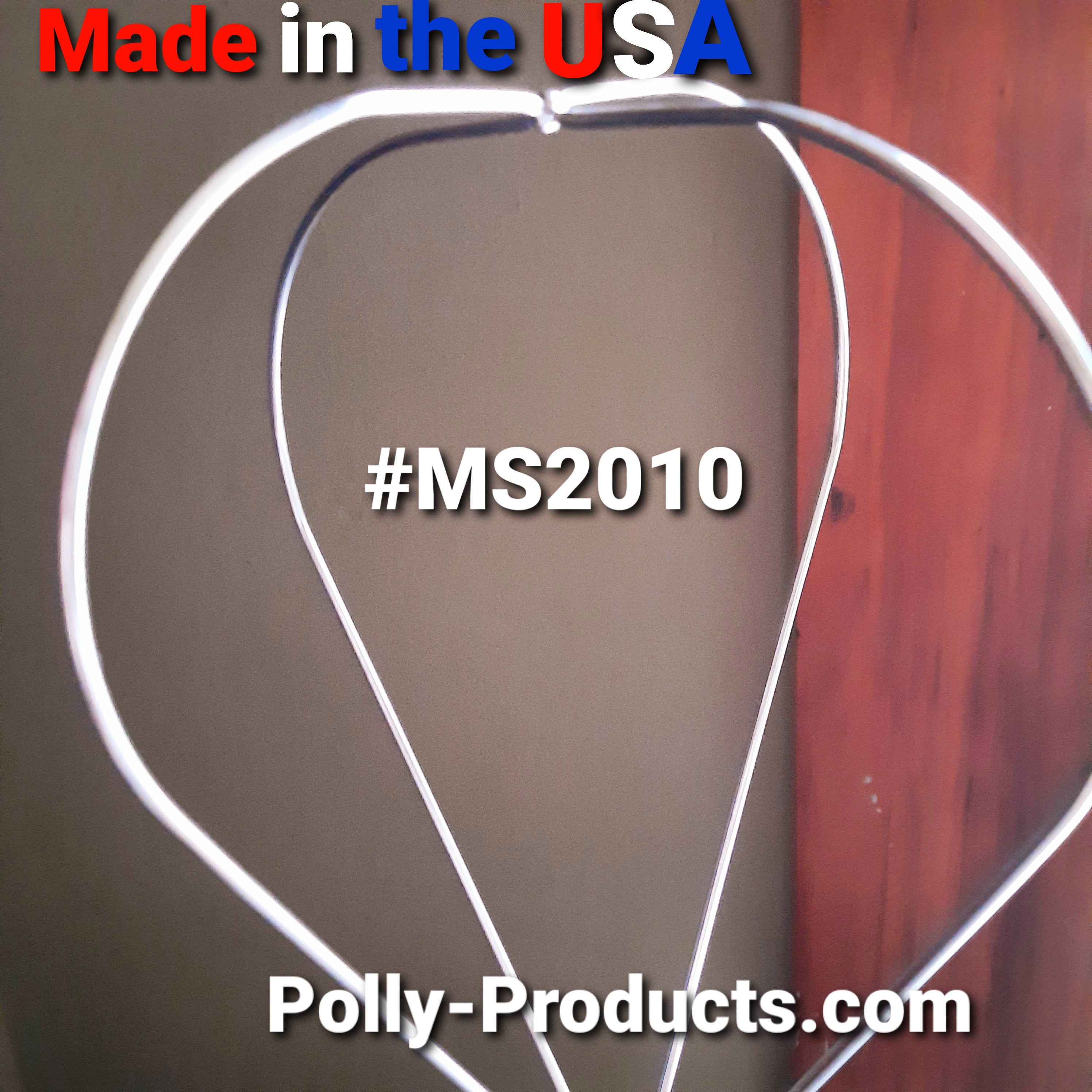 MADE IN THE USA ?? QUALITY METAL WIG & HAT STAND #MS2010 12"H BY POLLY PRODUCTS COMPANY.