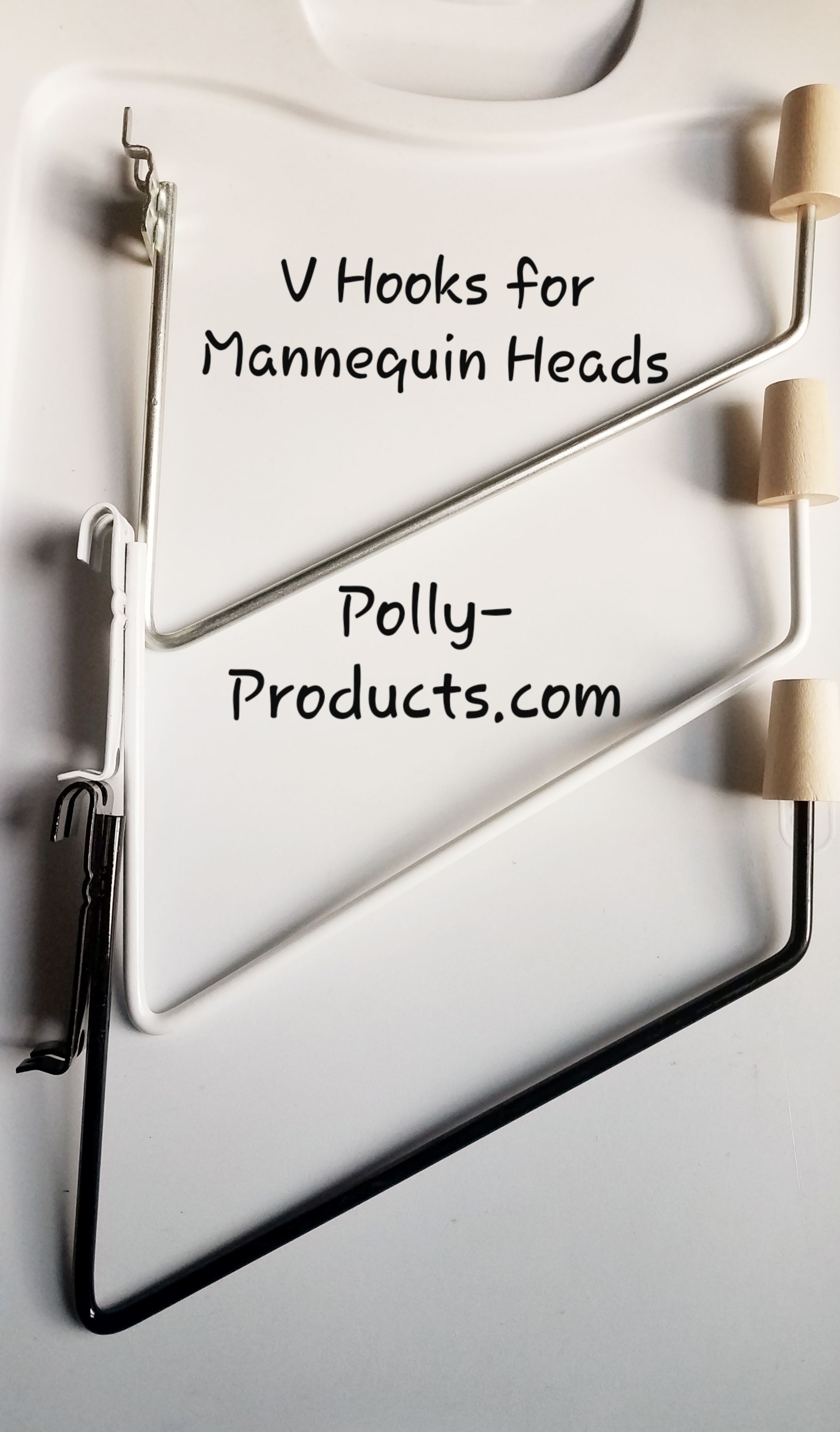 POLLY PRODUCTS COMPANY V-HOOKS FOR HEADS FOR SLAT-PEG-GRIDWALL