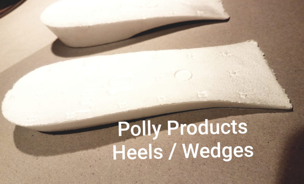 WEDGES / HEELS FROM POLLY PRODUCTS: MADE IN THE USA QUALITY