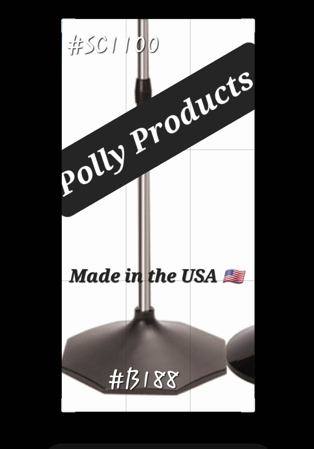 PPC #SC1110 STYLING STAND AND TRAY WITH BASE. MADE IN THE USA ?? QUALITY 