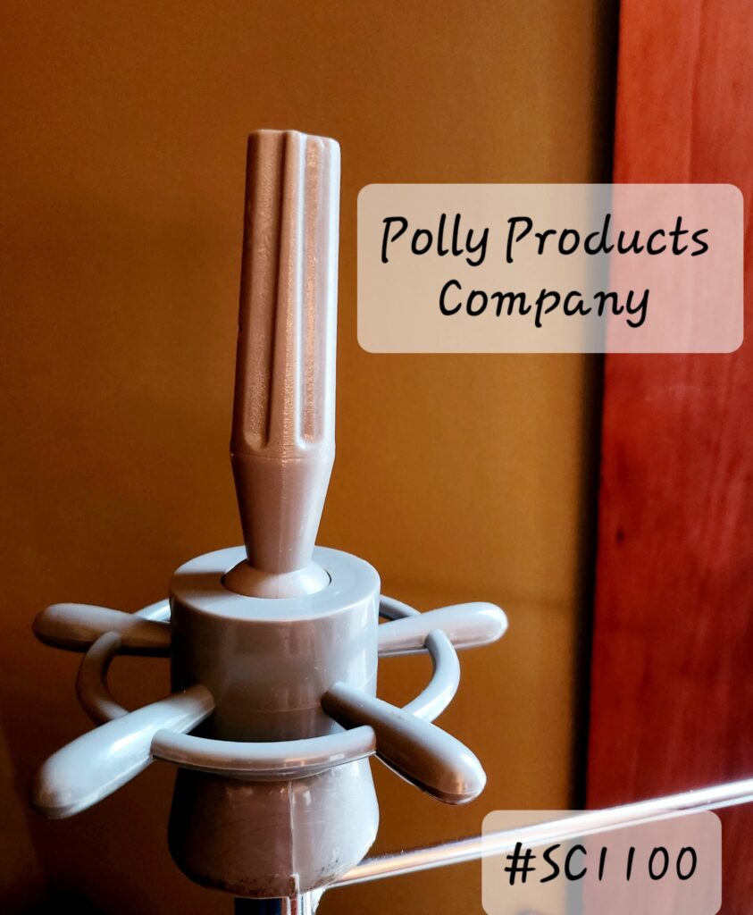 POLLY PRODUCTS #SC1100 ADJUSTABLE HT.WIG STYLING STAND