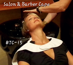 #TC15 Salon and BARBER PRO tm medium Cape from POLLY PRODUCTS 