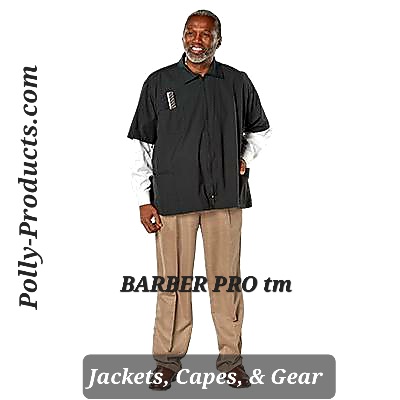 BARBER PRO tm JACKETS FROM POLLY PRODUCTS COMPANY 