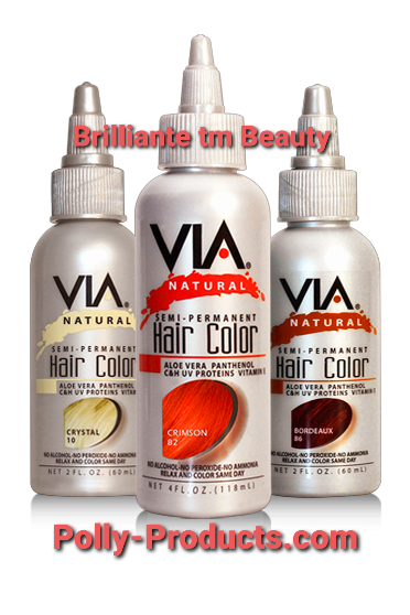 #HC-BVIA BRILLIANTE TM BEAUTY NATURAL AMMONIA FREE HAIR COLOR 