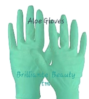 #BG-A50 ALOE GLOVES FROM BRILLIANTE BEAUTY / POLLY PRODUCTS