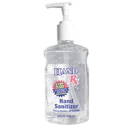 #SANT8R HAND SANITIZER FROM POLLY PRODUCTS COMPANY-8 OZ.