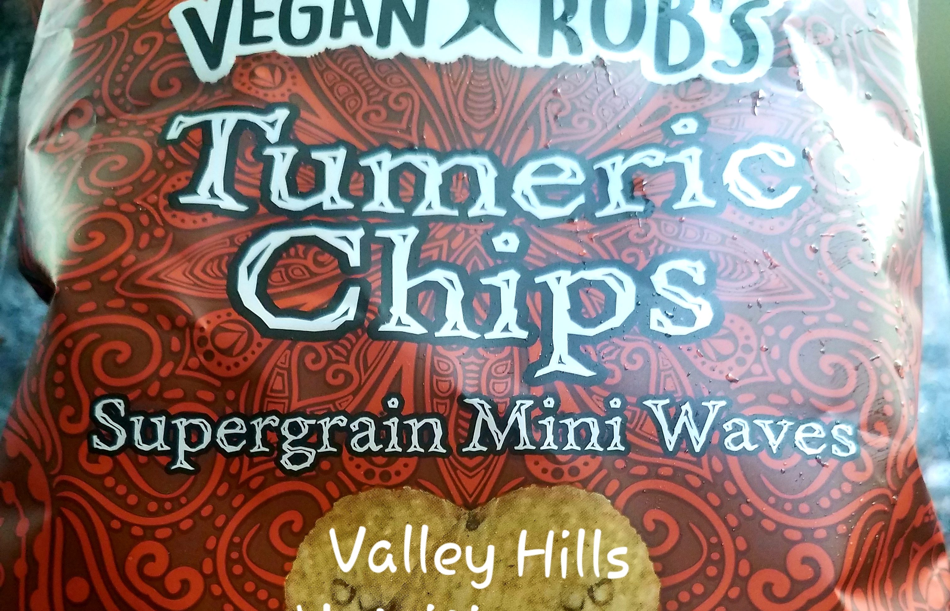 VEGAN BOB`S TUMERIC CHIPS FROM VALLEY HILLS tm NUTRITION 