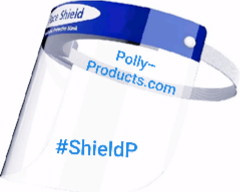 #SHIELDP SAFETY FACE SHIELD FROM POLLY PRODUCTS 