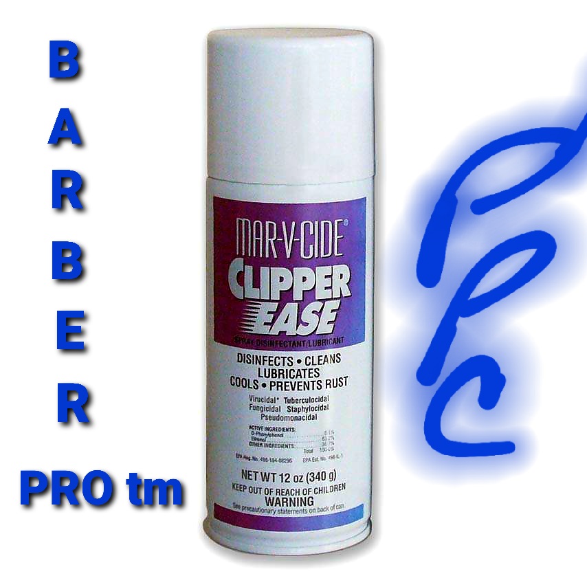 #CEM-12 MARVICIDE 12 OUNCE CLIPPER EASE FROM POLLY PRODUCTS / BARBER PRO, MADE IN THE USA