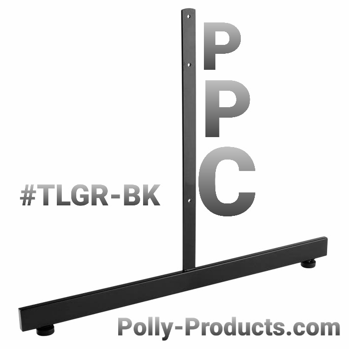 #TLGR-BK GRIDWALL PANEL T LEG FROM POLLY PRODUCTS 