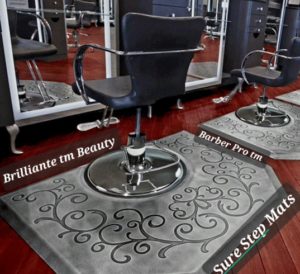 Polly Products Brilliante Barber Pro Sure Step Mats. MADE IN THE USA ?? QUALITY 