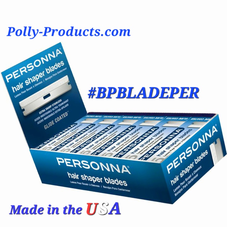 #BPBLADEPER FROM BARBER PRO TM/POLLY PRODUCTS COMPANY. MADE IN THE USA QUALITY FOR MORE THAN 40 YEARS.