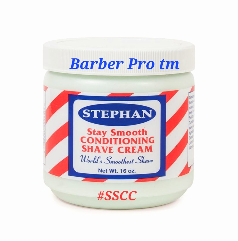 #SSCC STEPHAN 16OZ. CONDITIONING SHAVE CREAM FROM BARBER PRO TM / POLLY PRODUCTS COMPANY 