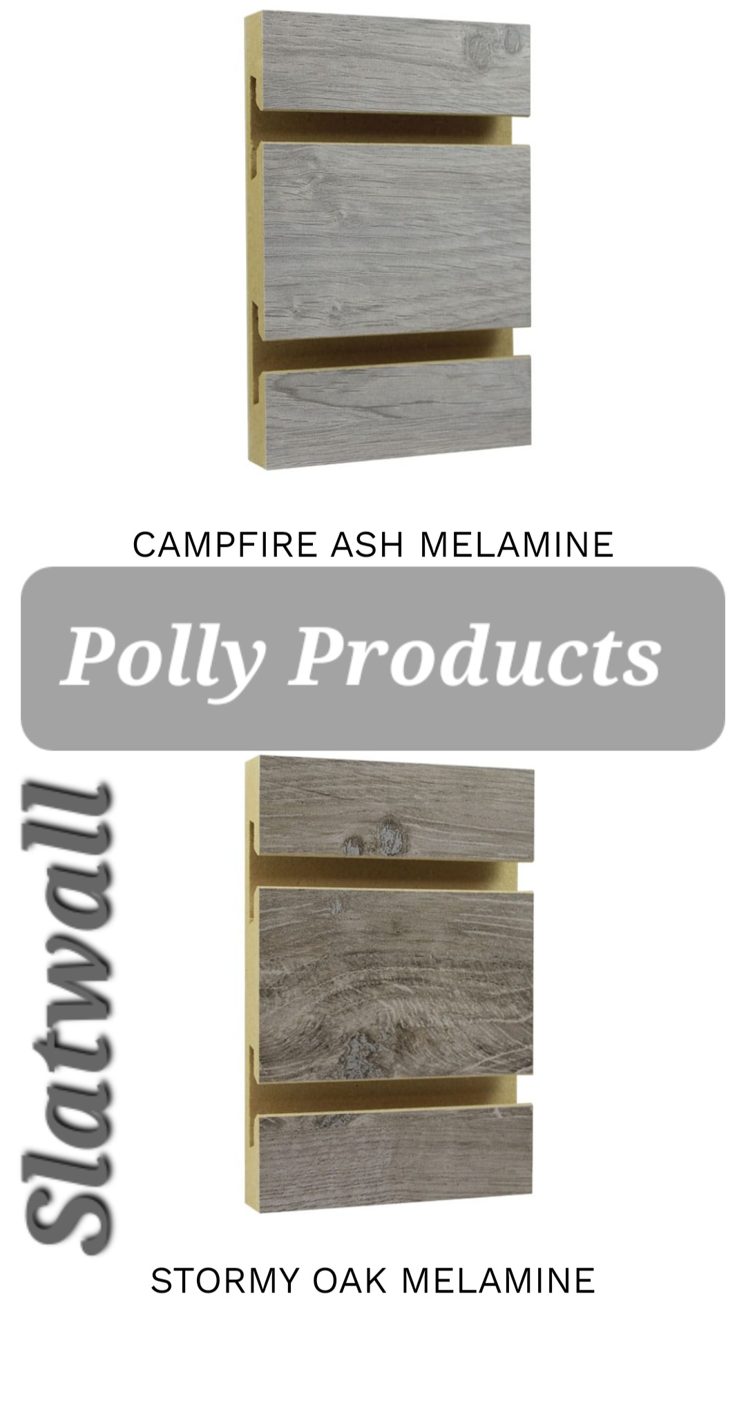 Polly Products Ash and Oak Slatwall. MADE IN THE USA 🇺🇸 QUALITY.