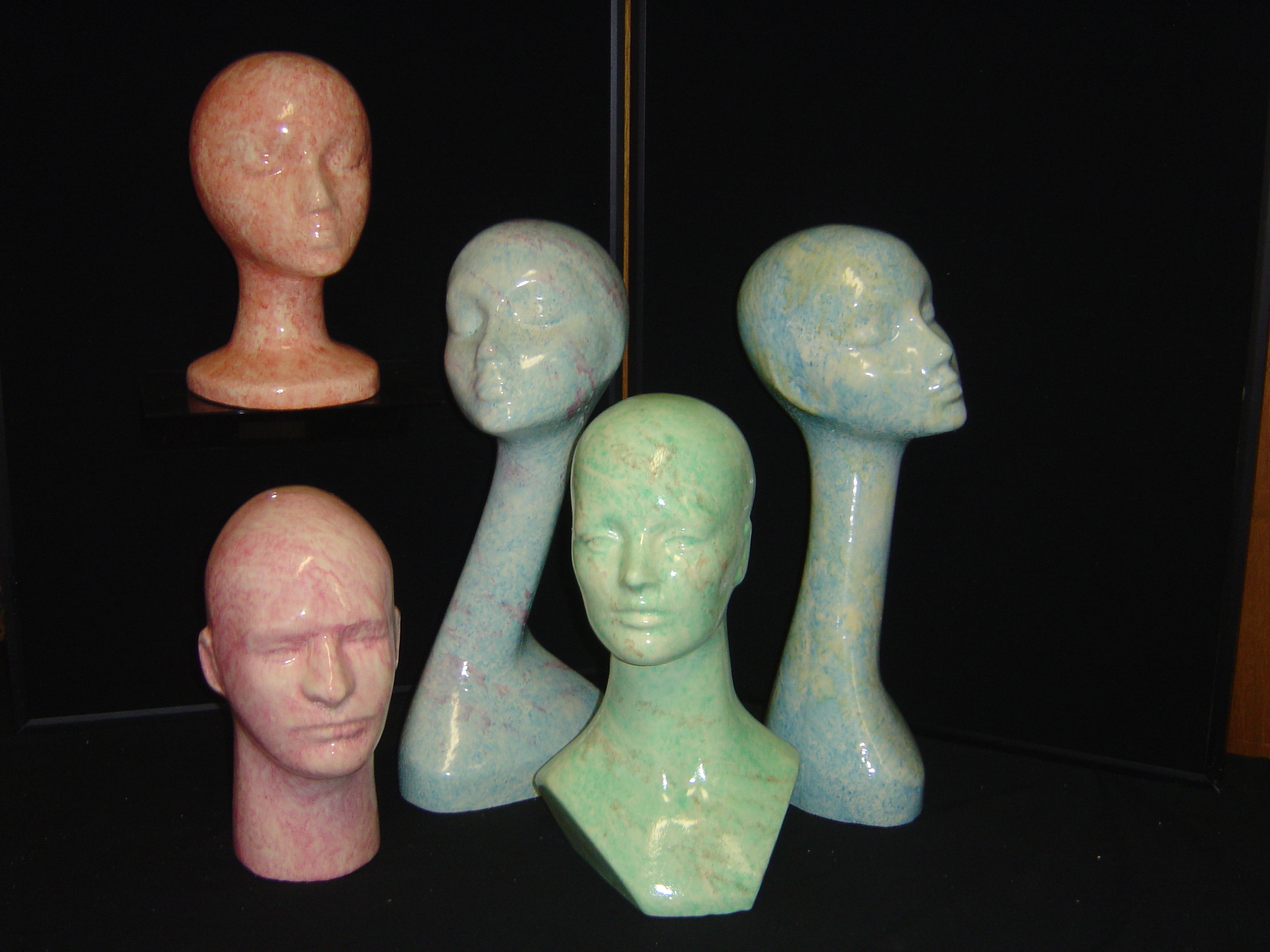 Female Foam Mannequin Head, Wig Display (11.5 in, 2 Pack)
